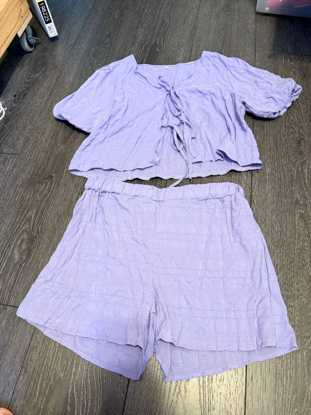 Lavender short set